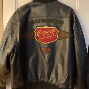Mid America corvette leather jacket nice condition,nonsmoking home